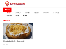 'elmenyorszag.com' screenshot