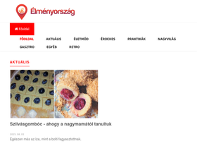'elmenyorszag.com' screenshot