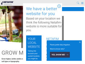 'netafimindia.com' screenshot
