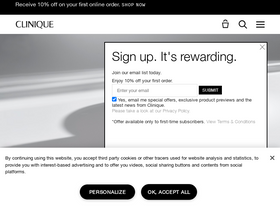 'clinique.in' screenshot