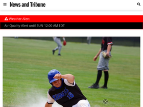 'newsandtribune.com' screenshot