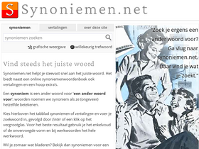 'synoniemen.net' screenshot