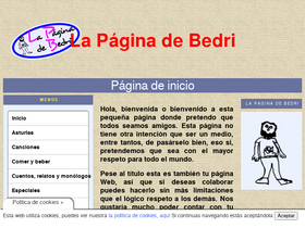 'bedri.es' screenshot