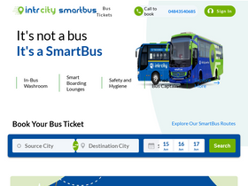 'intrcity.com' screenshot