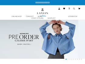 'lanvin-en-bleu.com' screenshot