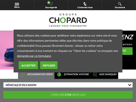 'groupechopard.com' screenshot