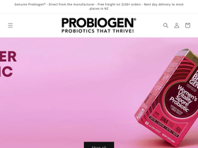 probiogen.co.nz homepage screenshot