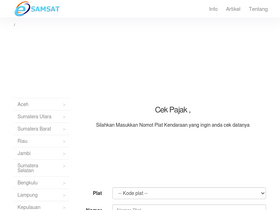 'e-samsat.id' screenshot