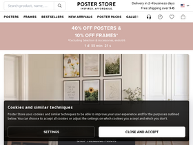 'posterstore.com' screenshot