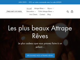 'dreamcatcher-attrape-reves.com' screenshot