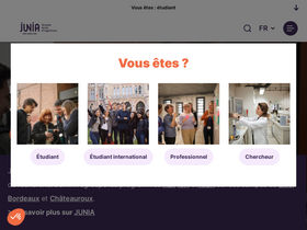 'junia.com' screenshot