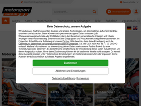 'motorsportmarkt.de' screenshot