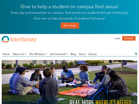 'intervarsity.org' screenshot