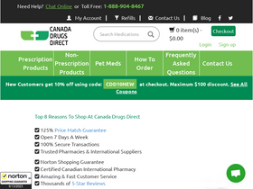 'canadadrugsdirect.com' screenshot