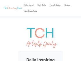 'thecreativeshour.com' screenshot
