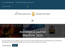 'astrologicalassociation.com' screenshot