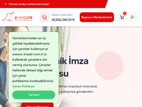 'e-imzatr.com.tr' screenshot