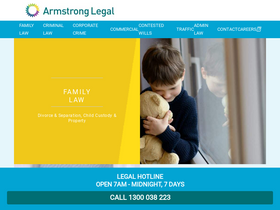 'armstronglegal.com.au' screenshot
