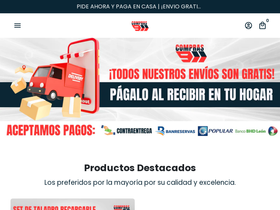 Compras 911 homepage screenshot
