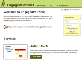 'engagedpatrons.org' screenshot