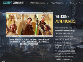 'swrpgcommunity.com' screenshot