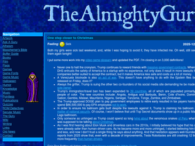 'thealmightyguru.com' screenshot
