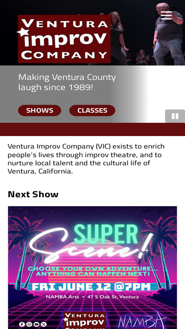venturaimprov.com