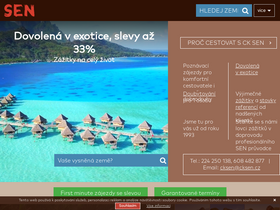 'cksen.cz' screenshot