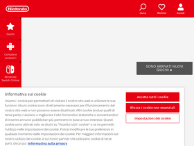 'nintendo.it' screenshot
