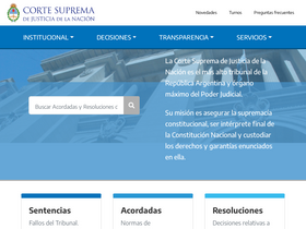 'csjn.gov.ar' screenshot