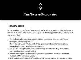 '12factor.net' screenshot