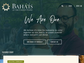 'bahai.us' screenshot