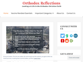 'orthodoxreflections.com' screenshot