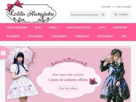 lolitaharajuku.com homepage screenshot