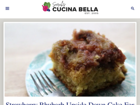 'sarahscucinabella.com' screenshot