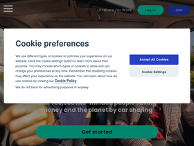 'liftshare.com' screenshot
