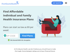 'firstquotehealth.com' screenshot