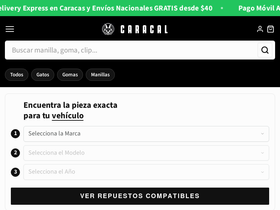 caracalauto.com homepage screenshot