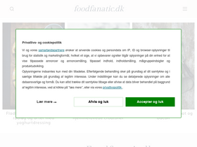 'foodfanatic.dk' screenshot