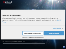 'l3harris.com' screenshot