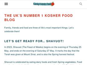 'family-friends-food.com' screenshot