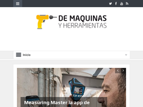 'demaquinasyherramientas.com' screenshot