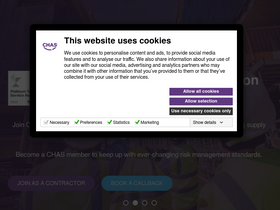 'chas.co.uk' screenshot