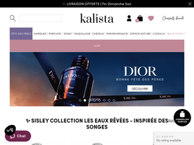 'kalista-capillaires.com' screenshot