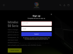 techden.co.za homepage screenshot