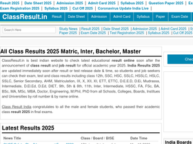 classresult.in