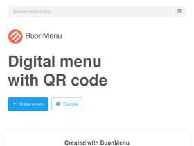 'buonmenu.com' screenshot