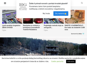 'hrvatski-glasnik.com' screenshot