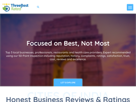 'threebestrated.in' screenshot