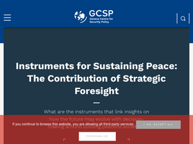 'gcsp.ch' screenshot